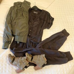Anthropologie size 6 utility jumpsuit